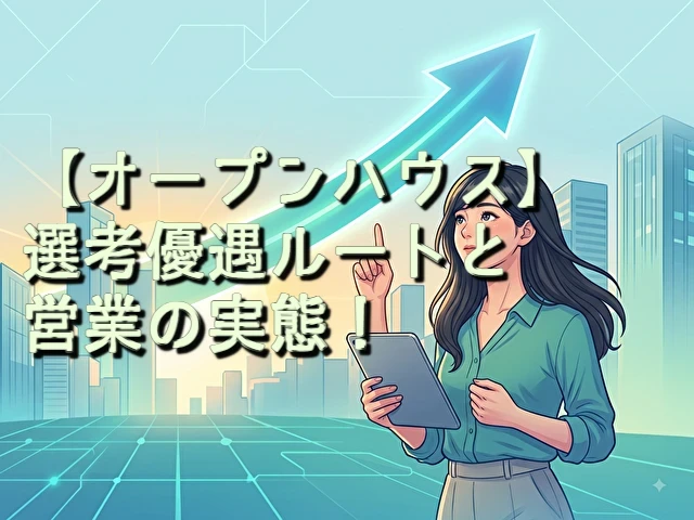 オープンハウス 選考優遇